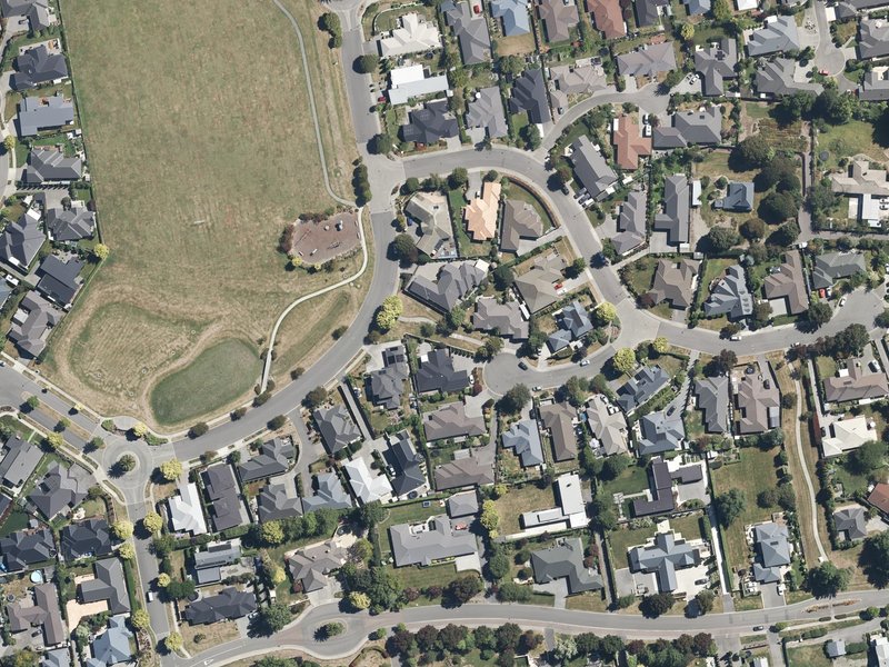 aerial view of Epsom Drive Reserve and the ground around it