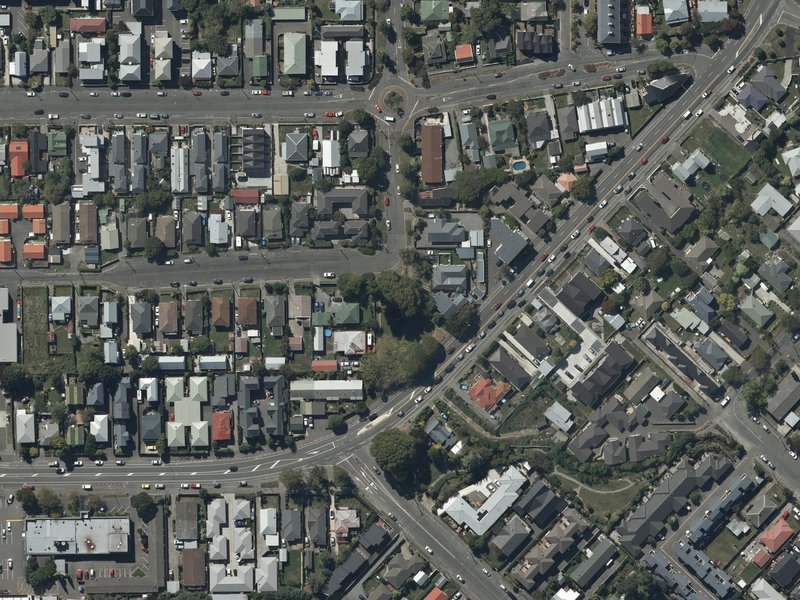 aerial view of Cadogan Reserve and the ground around it