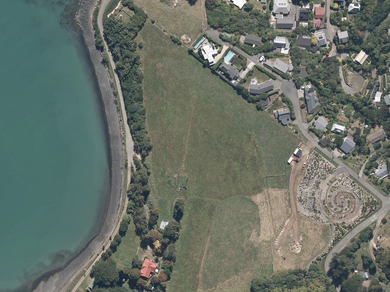 aerial view of Green Point Park and the ground around it