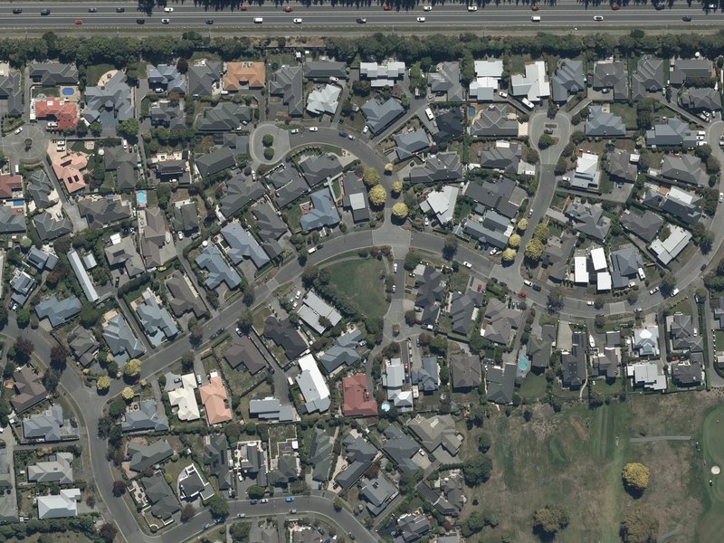 aerial view of Ironwood Reserve and the ground around it