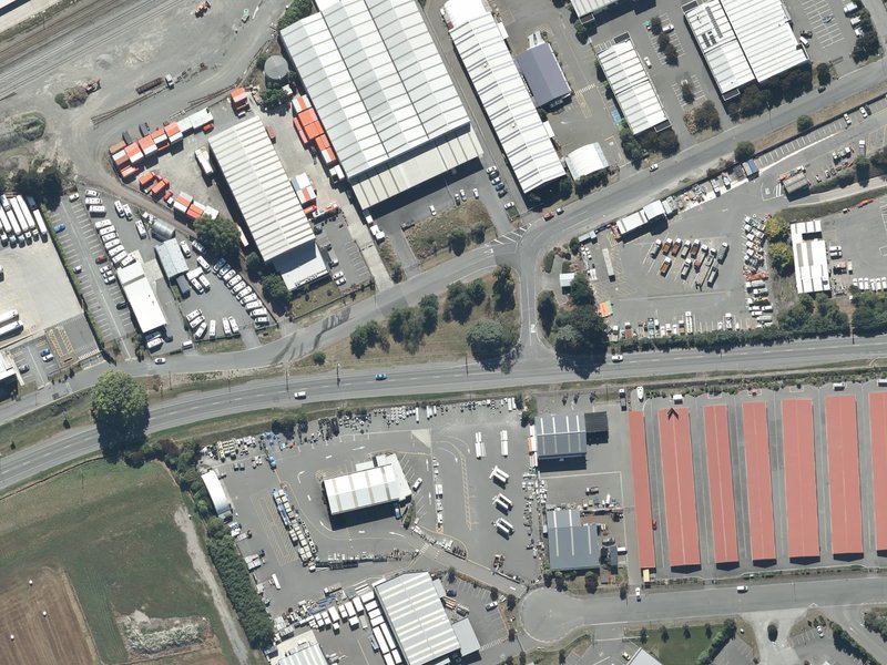 aerial view of Foremans Reserve and the ground around it