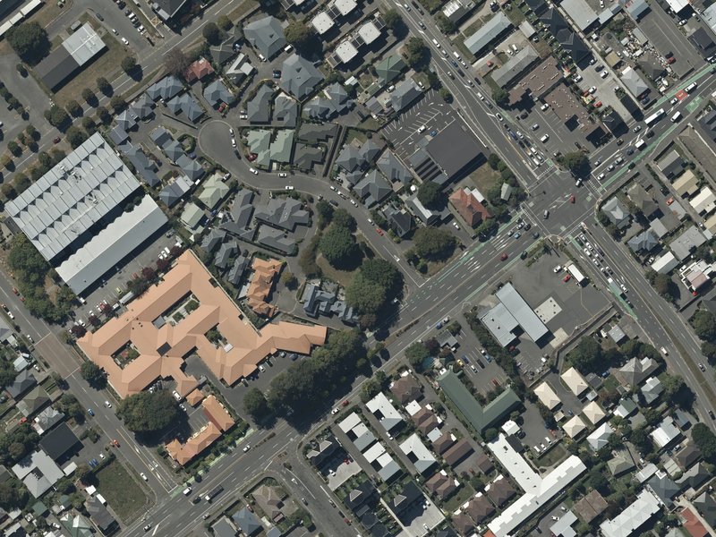 aerial view of Parade Court Reserve and the ground around it