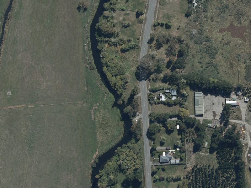 aerial view of Styx River Boating Reserve and the ground around it