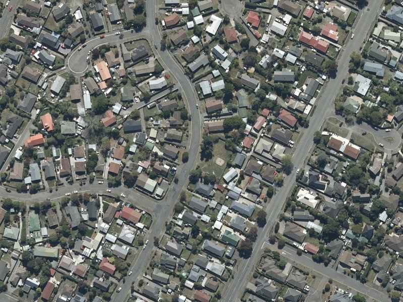 aerial view of Ashwood Reserve and the ground around it
