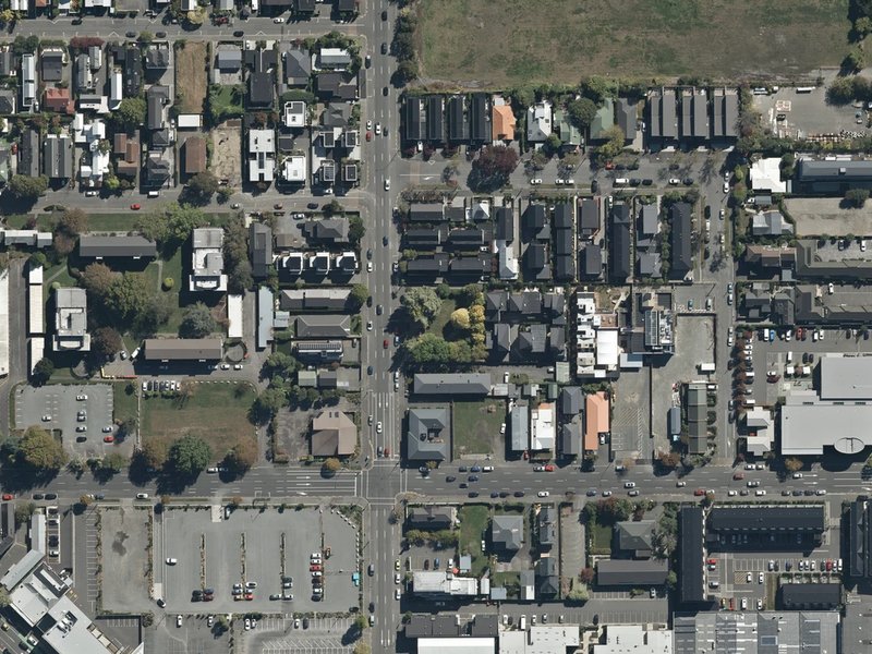 aerial view of Aldred Reserve and the ground around it