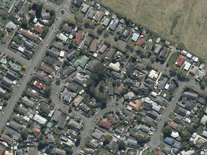 aerial view of Mendip Reserve and the ground around it