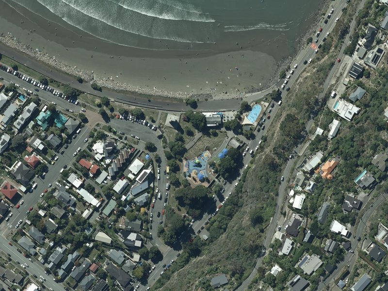 aerial view of Scarborough Park and the ground around it