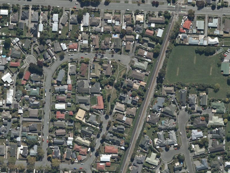 aerial view of Marlene Reserve and the ground around it