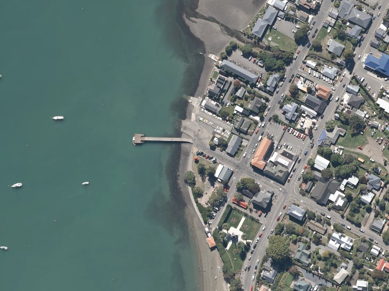 aerial view of Rue Balguerie Reserve and the ground around it