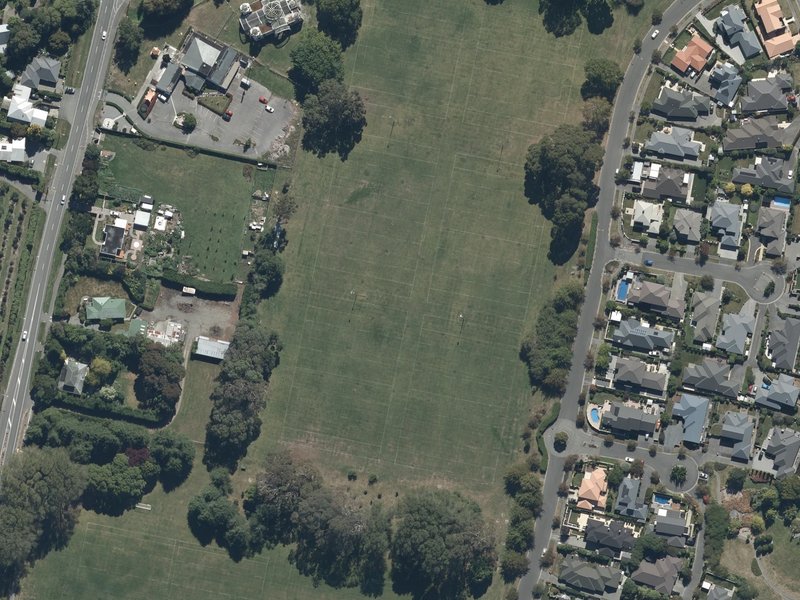 aerial view of Nunweek Park and the ground around it
