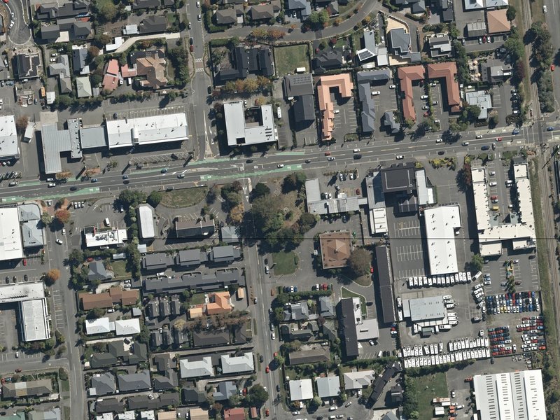 aerial view of Mandeville Reserve and the ground around it