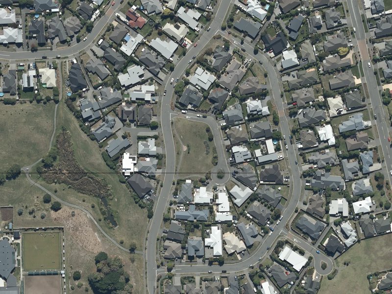 aerial view of Lamorna Reserve and the ground around it
