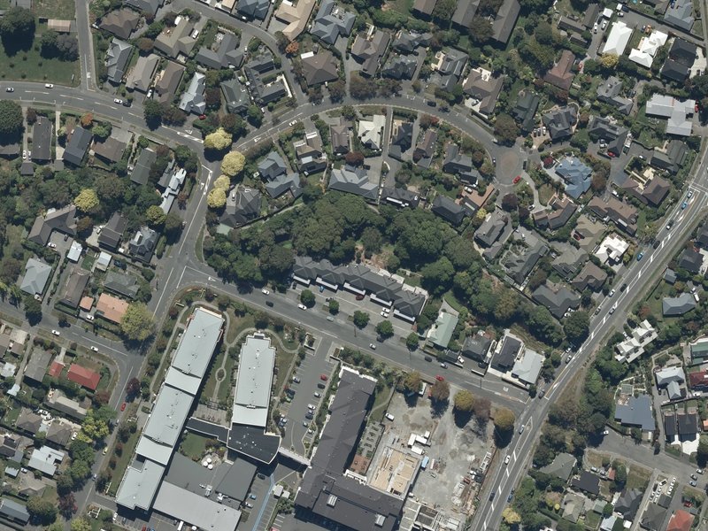 aerial view of Peer Reserve and the ground around it