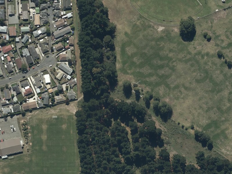 aerial view of Cuthberts Green and the ground around it