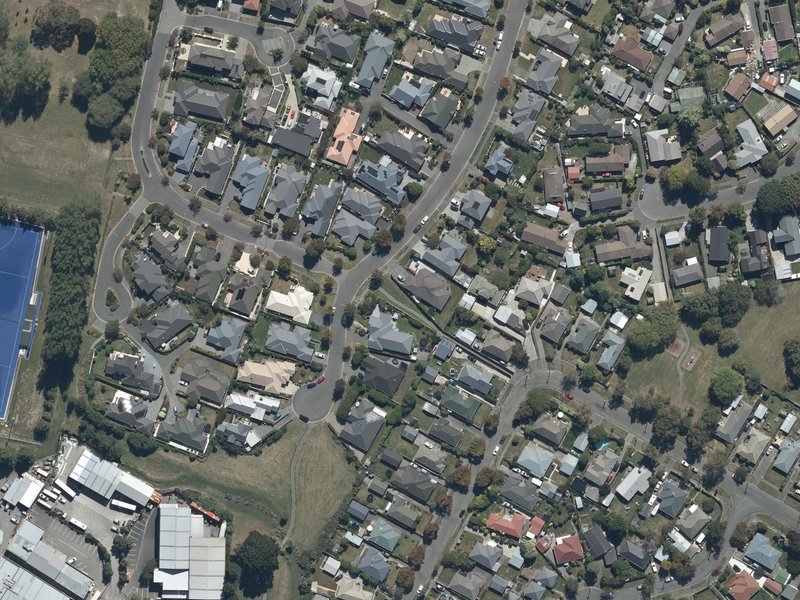 aerial view of Becmead Walkway and the ground around it