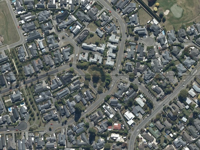 aerial view of Rockport Reserve and the ground around it