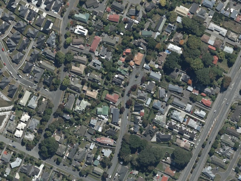 aerial view of Tisch Reserve and the ground around it