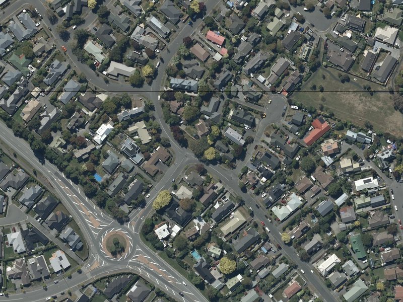 aerial view of Patterson Reserve and the ground around it