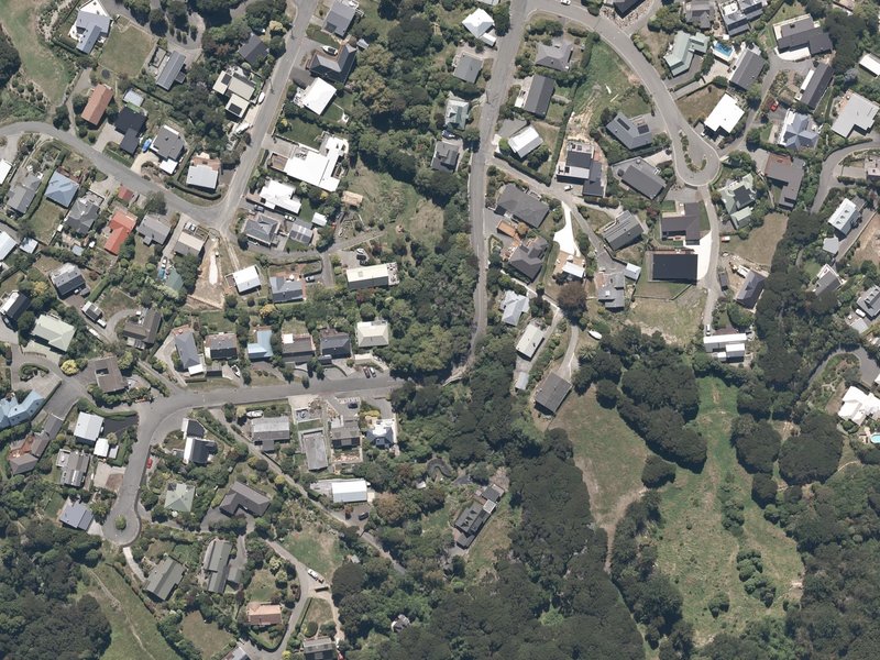 aerial view of Watson Reserve and the ground around it