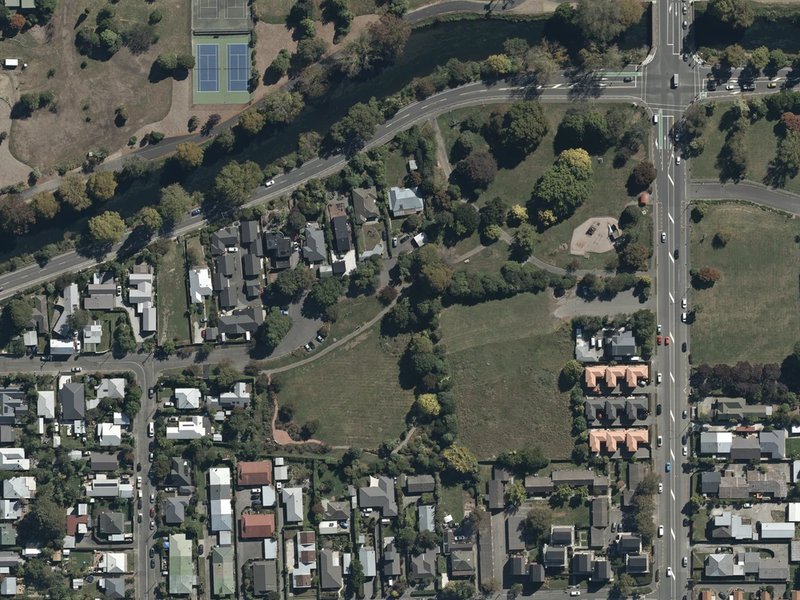 aerial view of Beverley Park and the ground around it