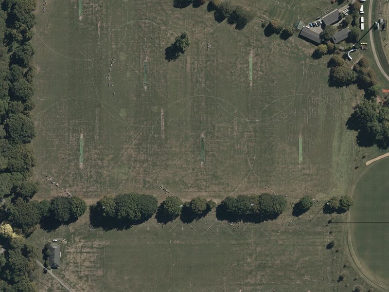 aerial view of Hagley Park South and the ground around it