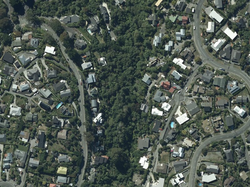 aerial view of Cresswell Reserve and the ground around it