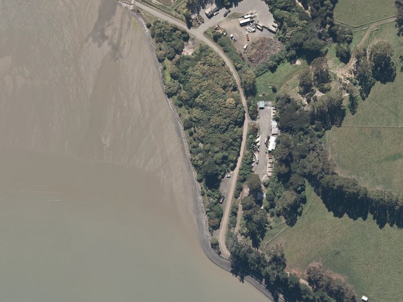aerial view of Douglas Kay Reserve and the ground around it