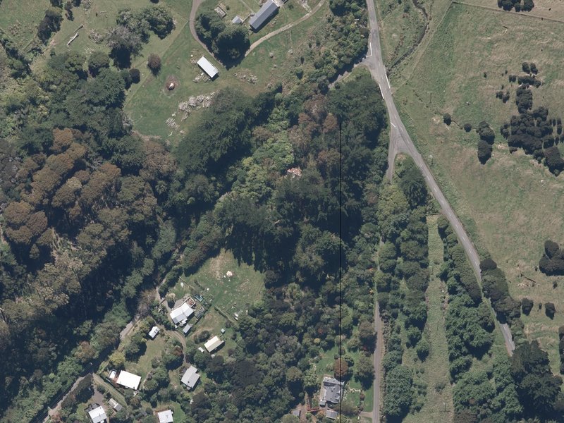 aerial view of Pettigrews Reserve and the ground around it