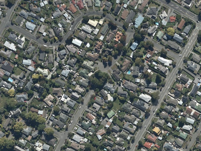 aerial view of Natalie Reserve and the ground around it
