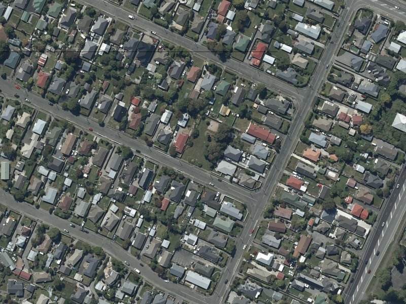 aerial view of Cunningham Reserve and the ground around it