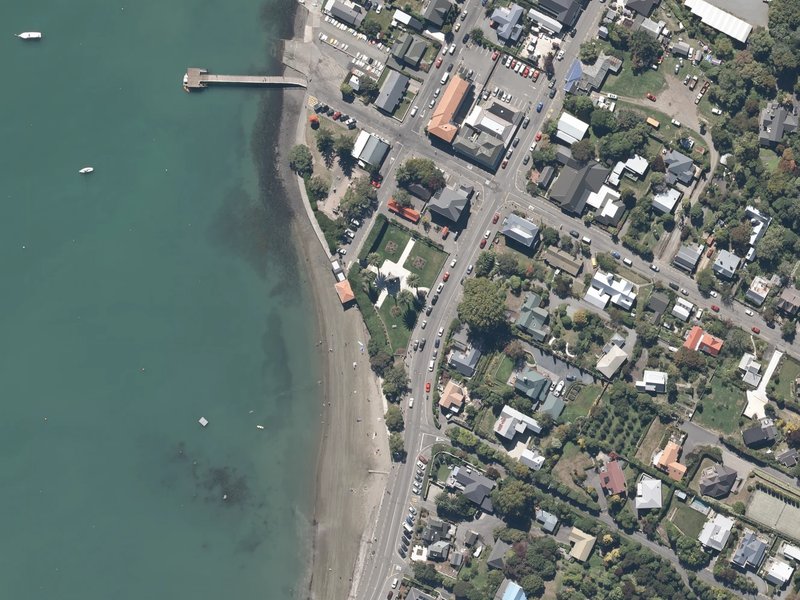 aerial view of Cenotaph War Memorial and the ground around it