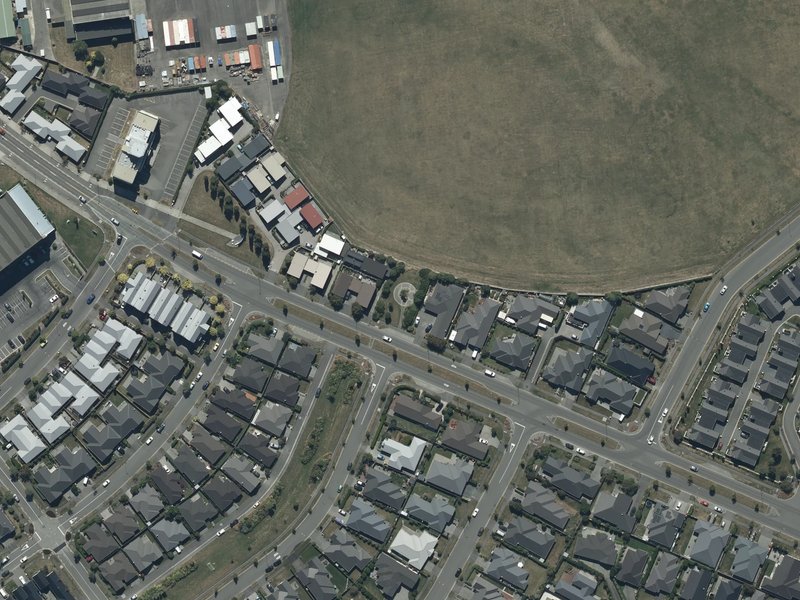 aerial view of Fanshaw Reserve and the ground around it