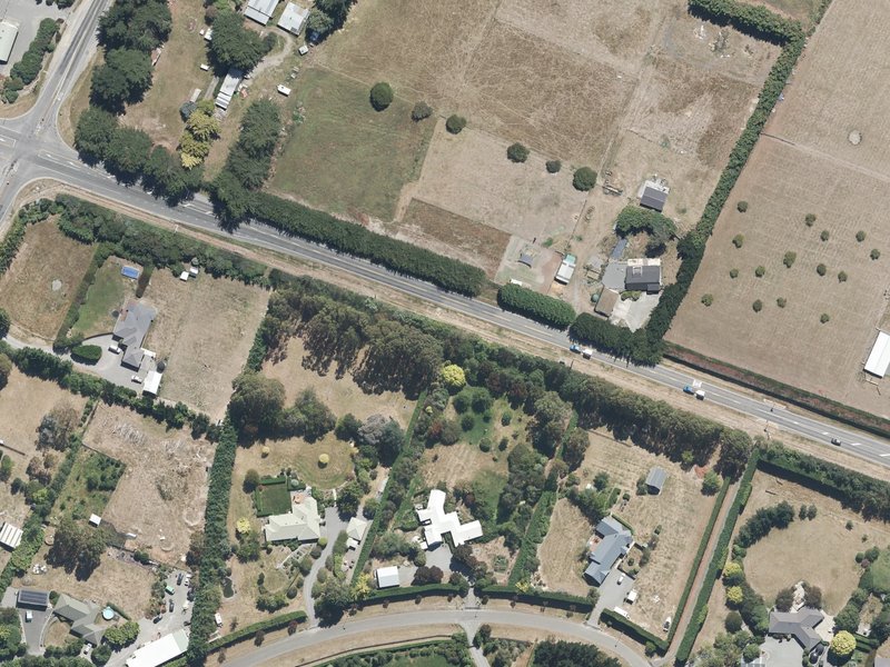 aerial view of Swannanoa Fields Walkway and the ground around it