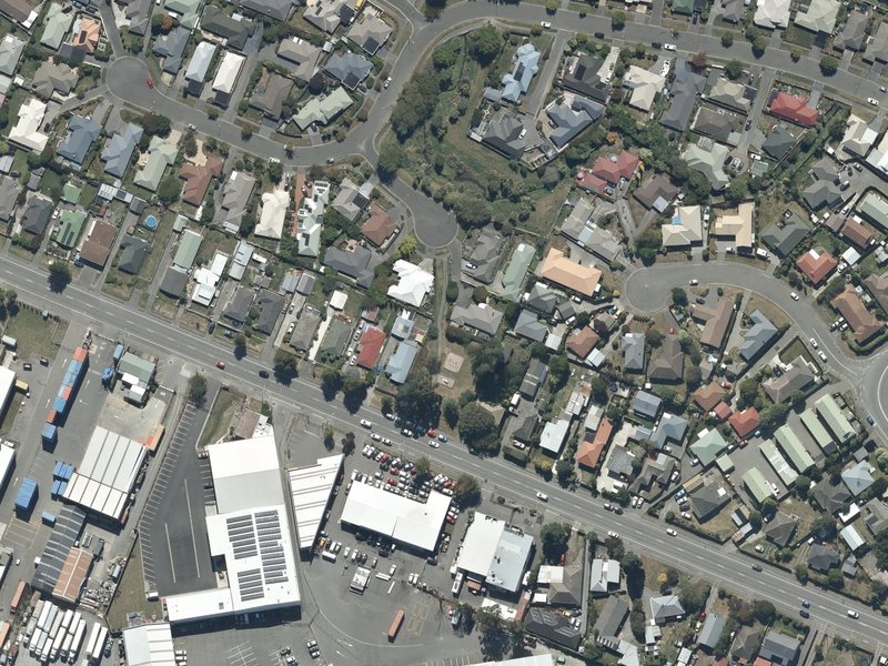 aerial view of Buchanans Reserve and the ground around it
