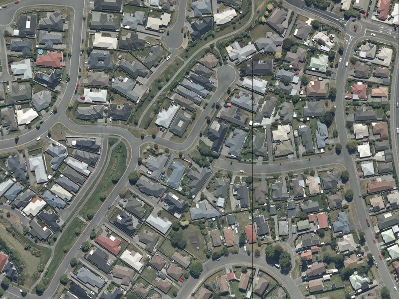 aerial view of Amdale Reserve and the ground around it