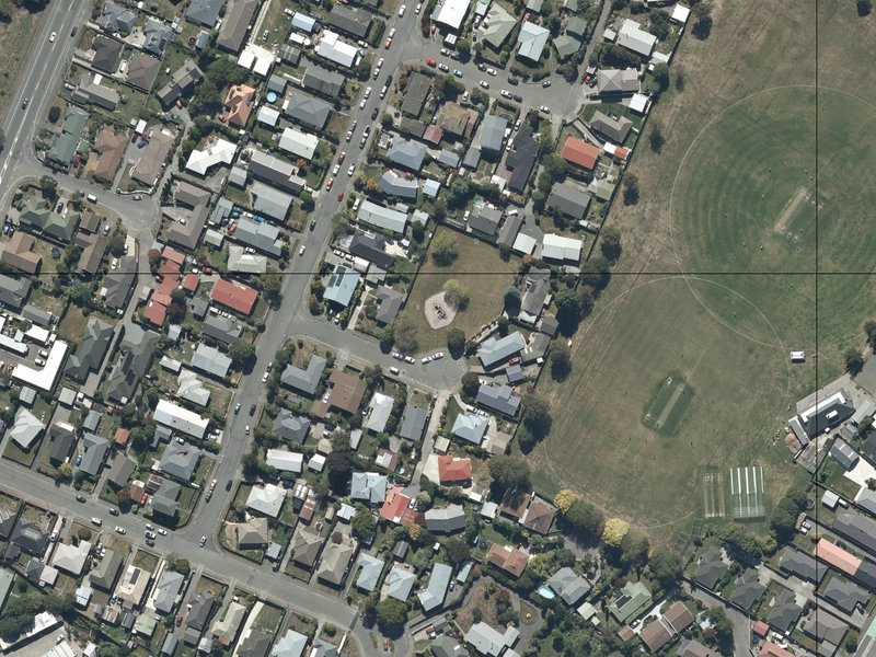 aerial view of Gloaming Reserve and the ground around it