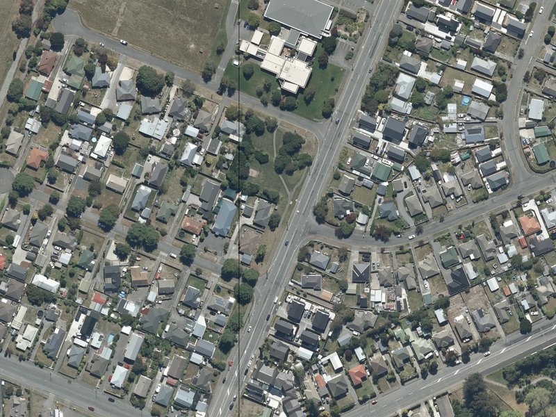 aerial view of Gilberthorpes Reserve and the ground around it