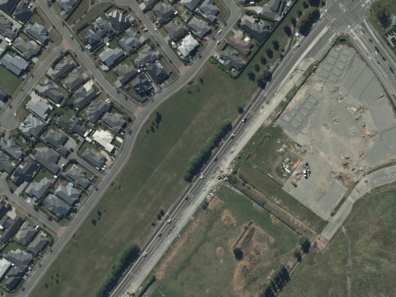 aerial view of Aidanfield Reserve and the ground around it