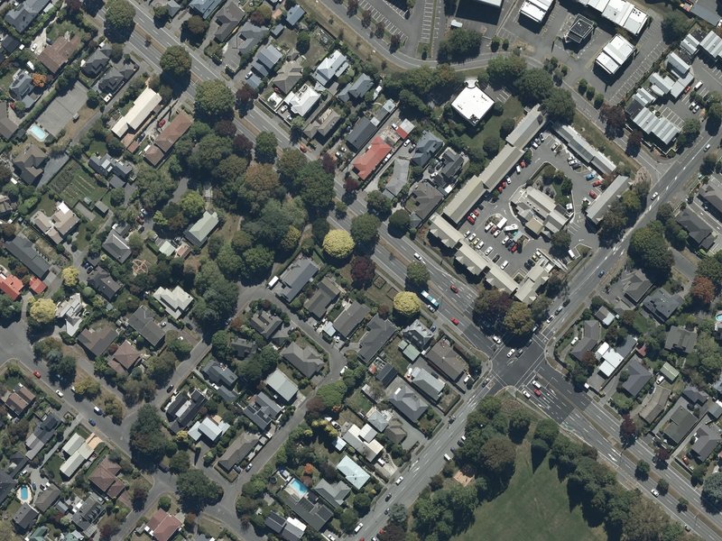 aerial view of Lavendula Reserve and the ground around it