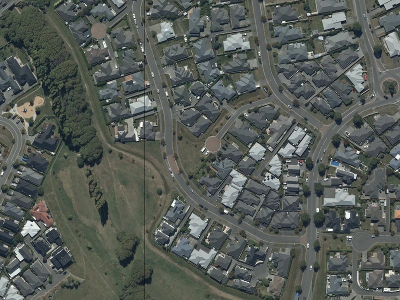 aerial view of Somerville Reserve and the ground around it