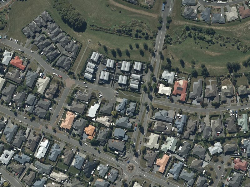 aerial view of Sienna Reserve and the ground around it