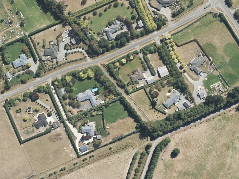 aerial view of Truro Close Reserve Accessway East and the ground around it