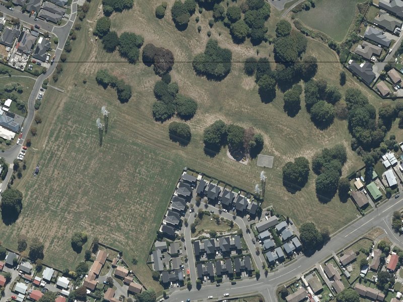 aerial view of Broomfield Common and the ground around it