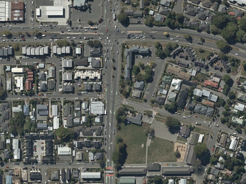 aerial view of Tommy Taylor Reserve and the ground around it