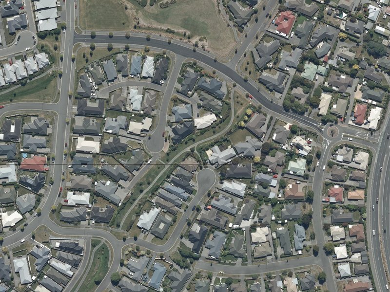 aerial view of Kilbrannan Reserve and the ground around it