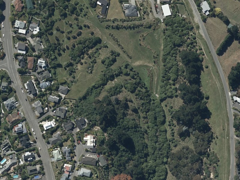 aerial view of Westmorland East Valley Reserve and the ground around it