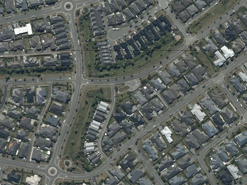aerial view of Kingsford Smith Reserve and the ground around it