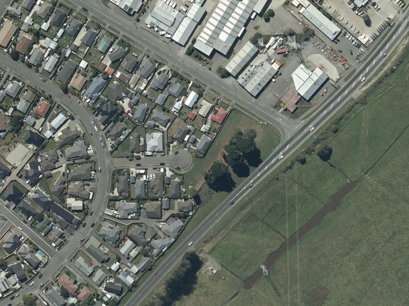 aerial view of Kensington Reserve and the ground around it