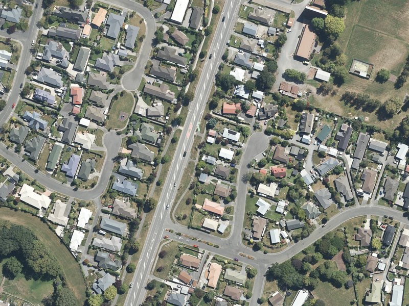 aerial view of Country Life Esplanade and the ground around it