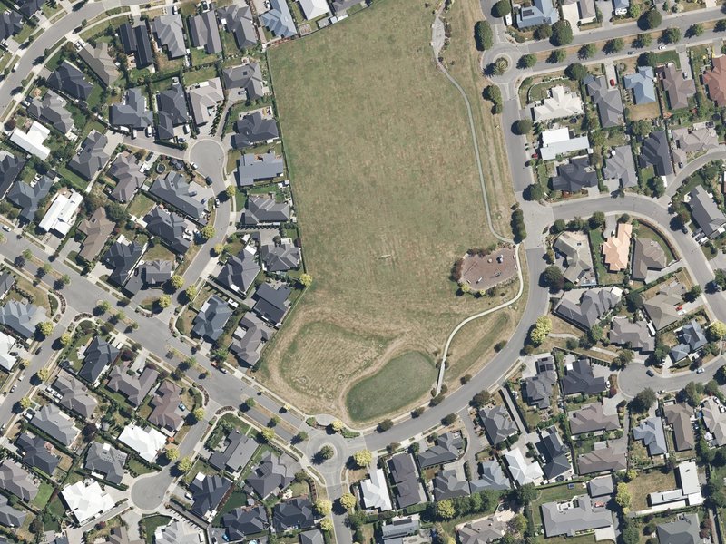 aerial view of Unvested Reserve Arlington Recreation and the ground around it